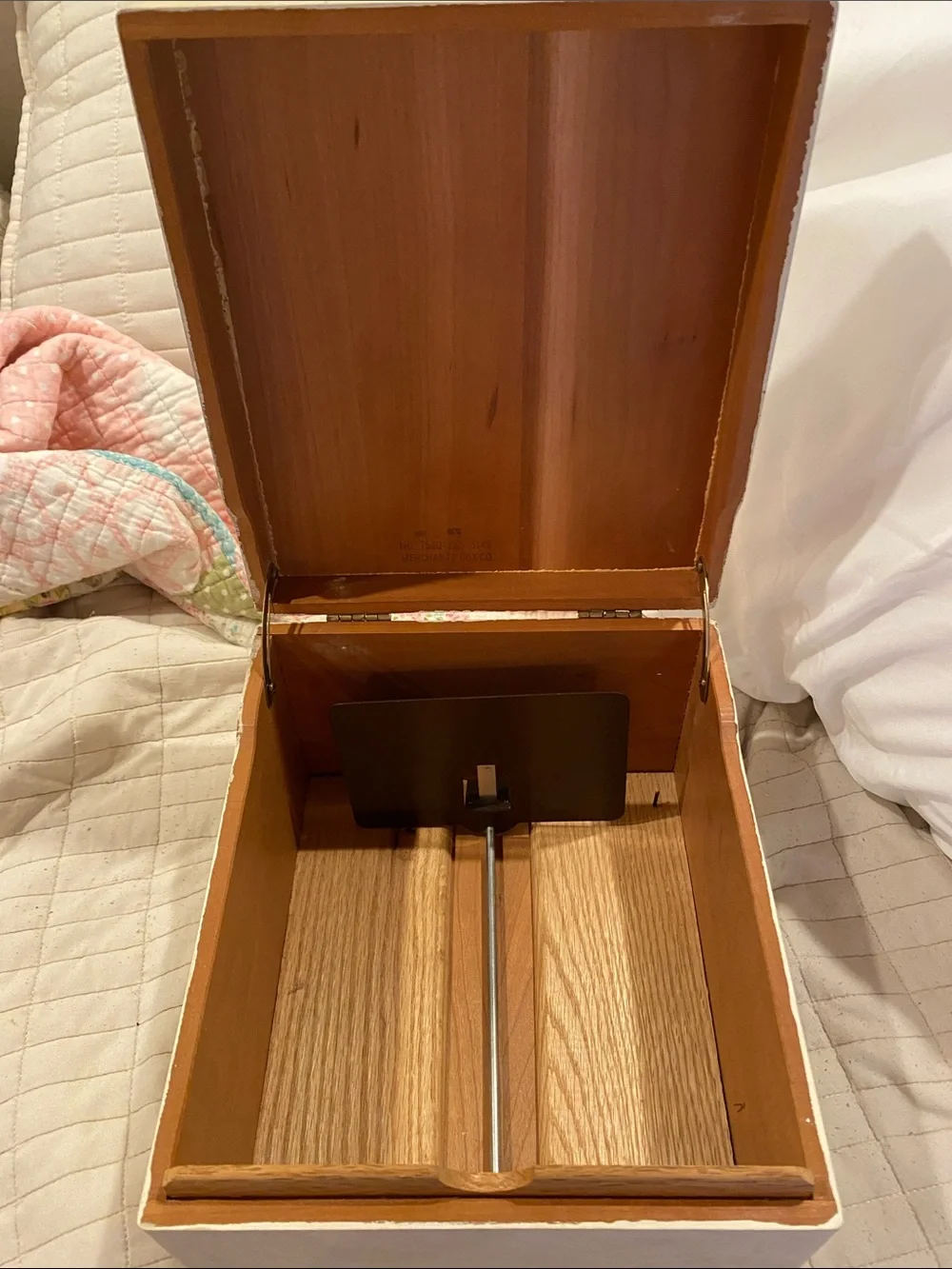 Vintage PSI NapaValley Oak Wood Index and Recipe file box